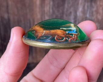 Luxueuse broche vintage Tchécoslovaquie Jabloneks années - France