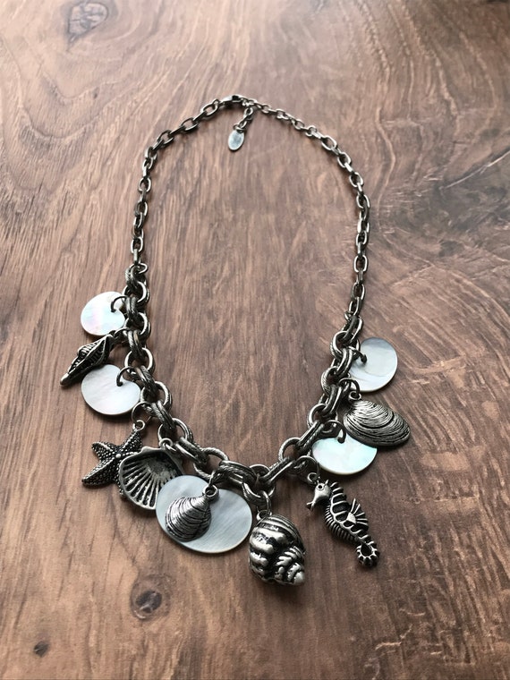 Vintage Talbot’s Necklace and Bracelet with Ocean… - image 2