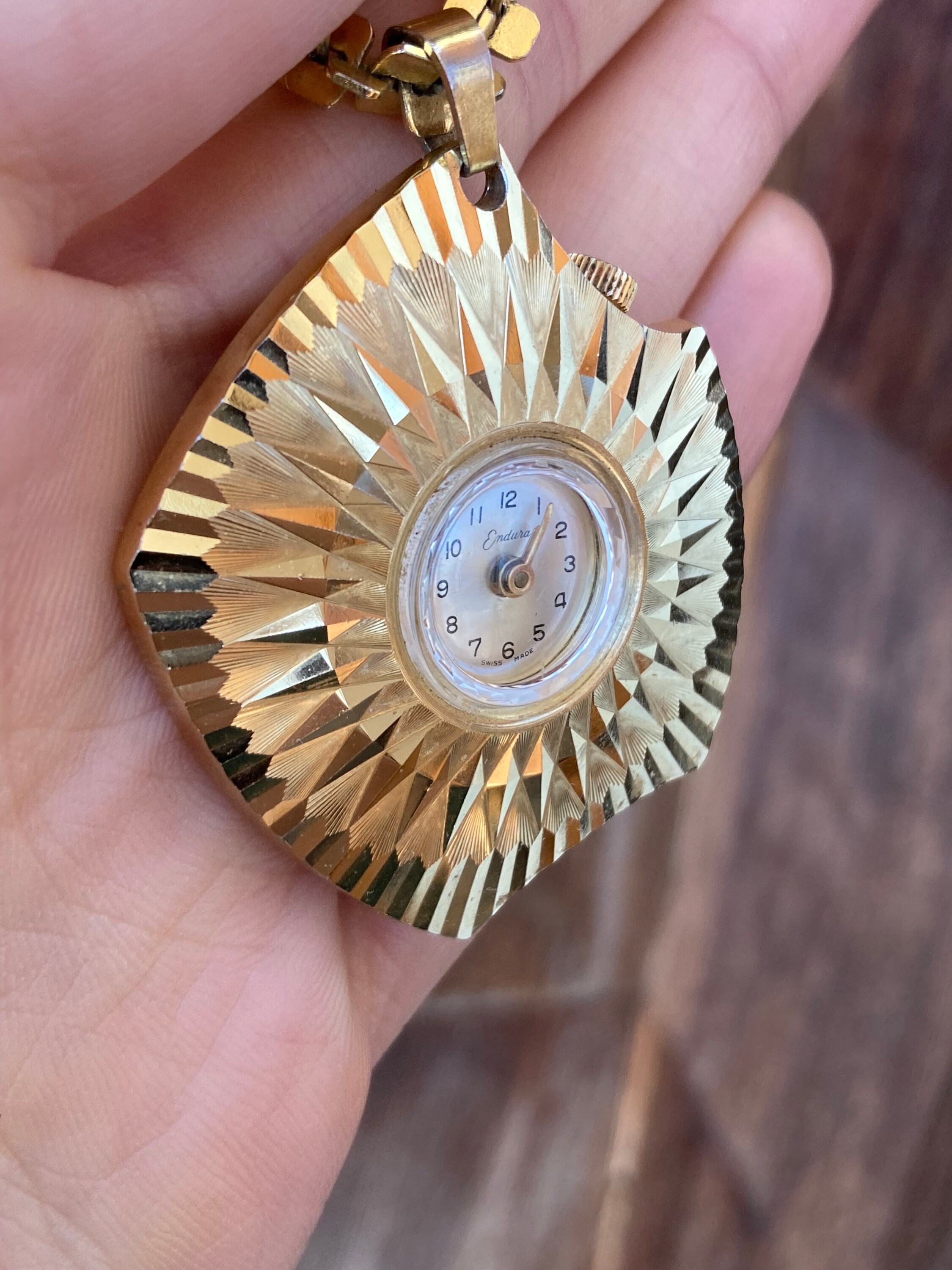 Endura watch necklace deals