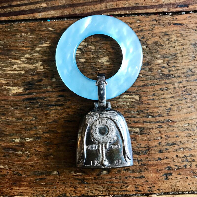 Sterling Baby Rattle - Etsy