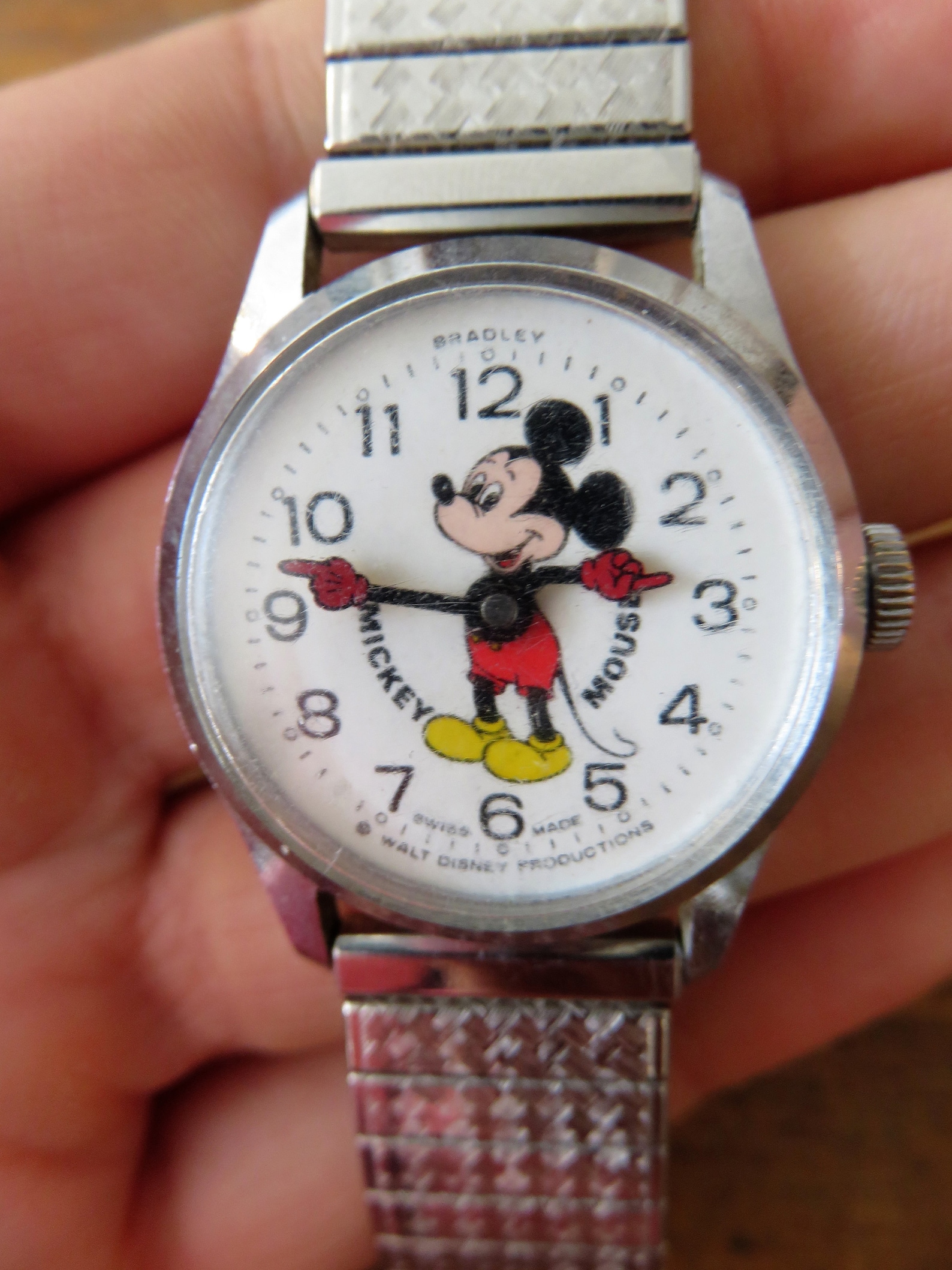 mechanical mickey mouse watch