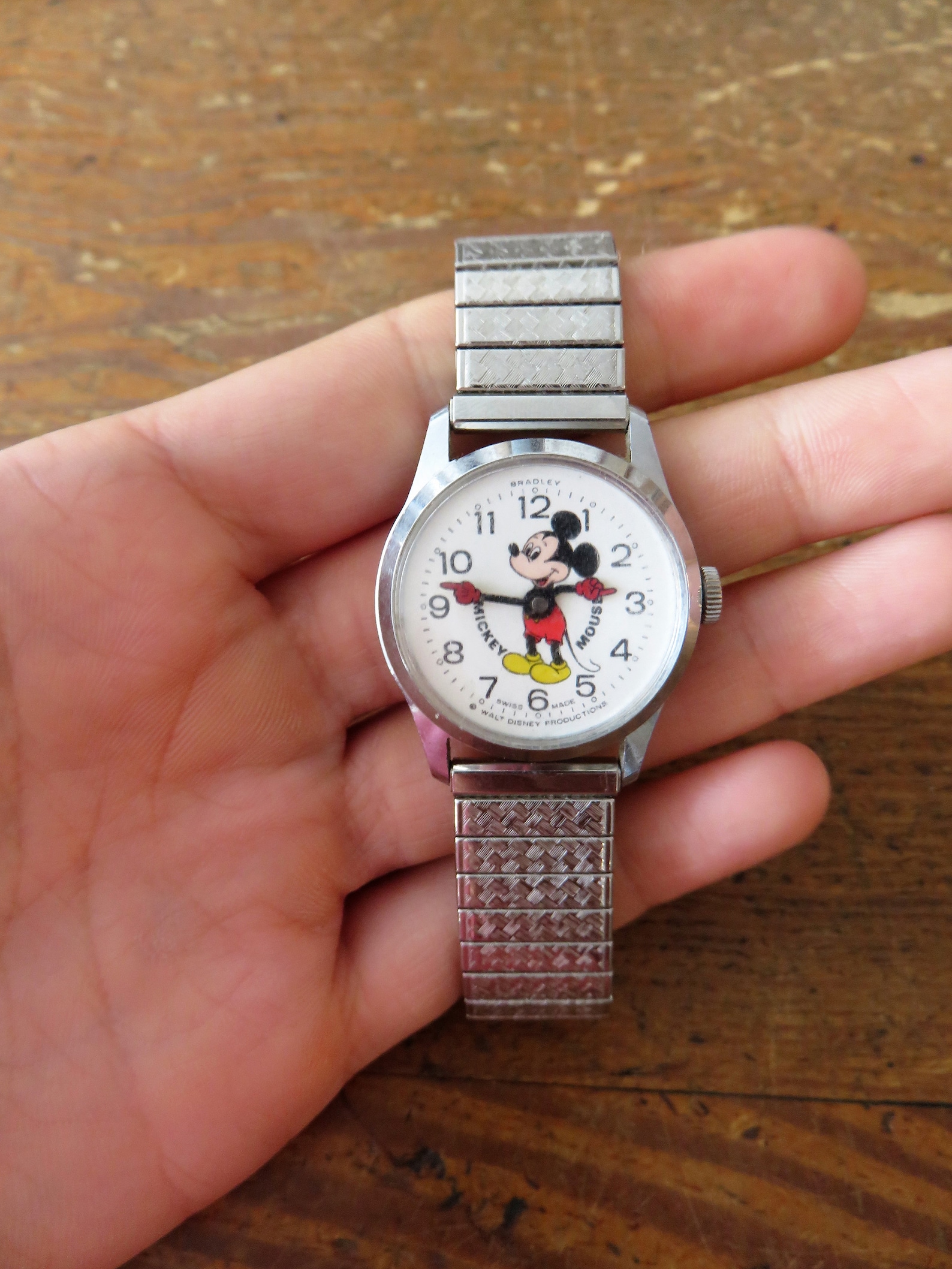 mechanical mickey mouse watch