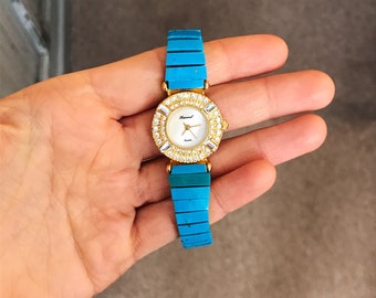 Lucoral Vintage Abalone Ladies Watch Diamond Quartz - Works  display picture 3
