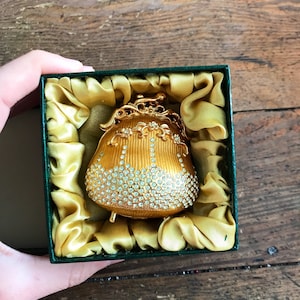 Beautiful Rhinestone Studded Purse Jewelry Box of the Bejeweled Collection by Department 56 #2095