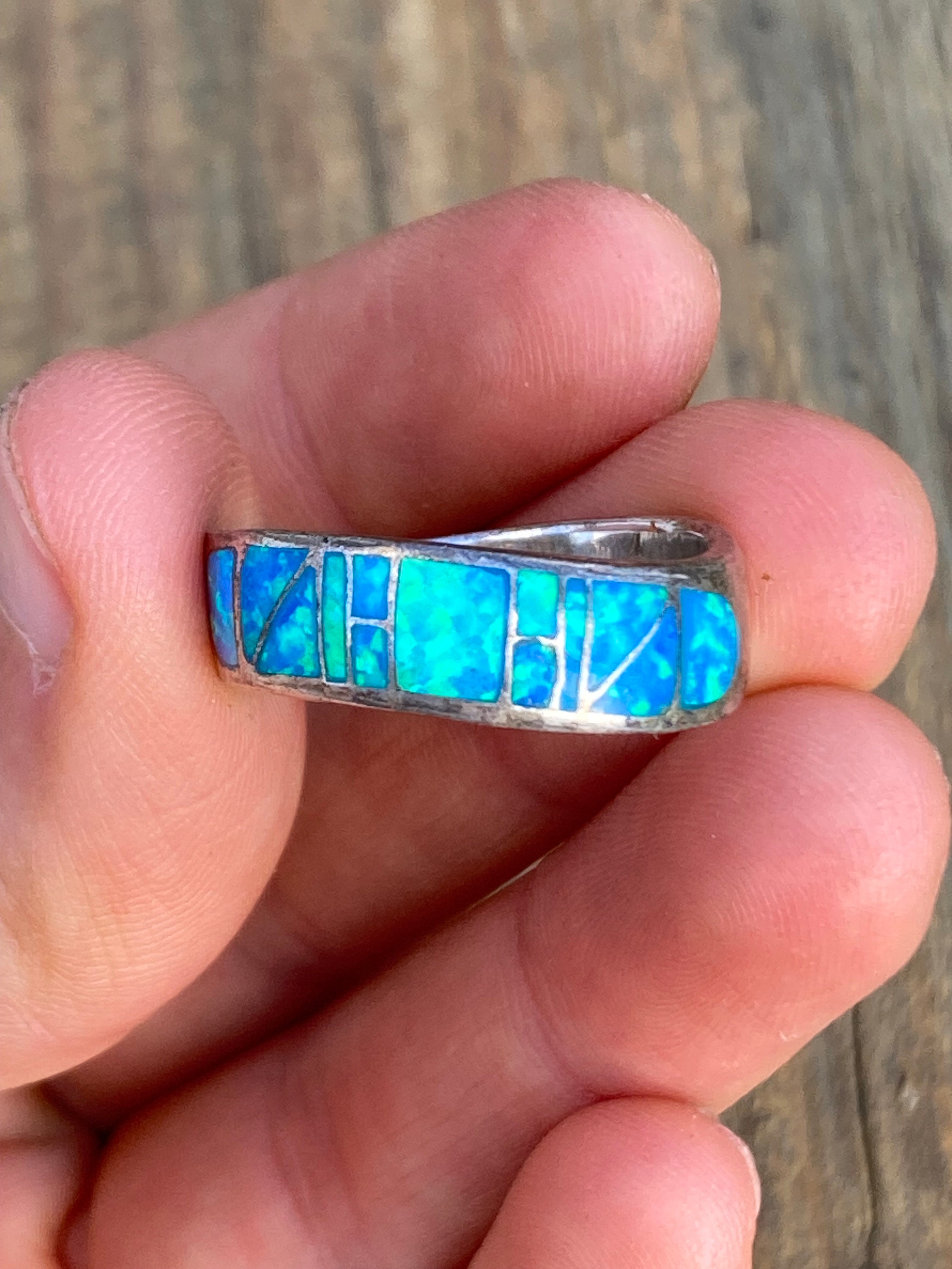 Brilliant Vintage Native American Navajo Signed Honeybee Inlay Sterling Silver Bracelet Brilliant Vintage Native American Navajo Signed Honeybee Inlay Sterling Silver Bracelet