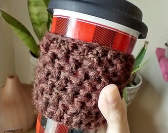 Crochet Coffee Sleeve Pattern – PDF Digital Download | Reusable Coffee Cup Cozy | Beginner-Friendly | Instant Download