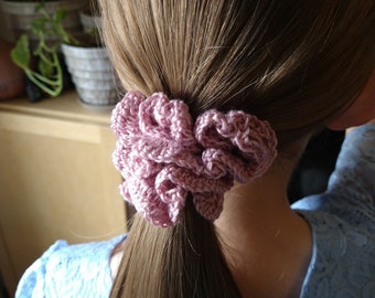 Easy Scrunchie Crochet Pattern--Little Dancers Hair Accessories PDF
