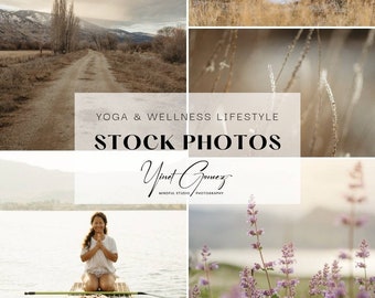 Stock images for lifestyle business accounts/bloggers/influencers/ yoga teacher - Set of 30 downloadable images websized (Pack #2)