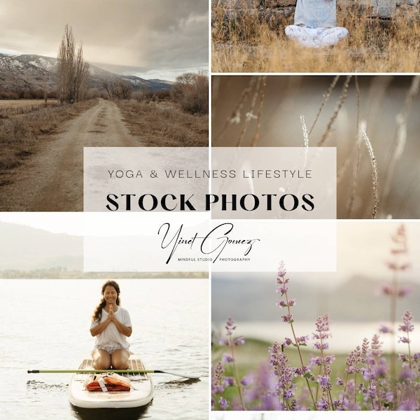 Stock images for lifestyle business accounts/bloggers/influencers/ yoga teacher - Set of 30 downloadable images websized (Pack #2)