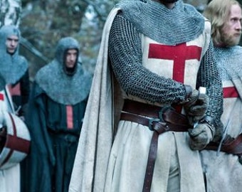 Main character from (History Channel) Knight Templar sercoat tabard