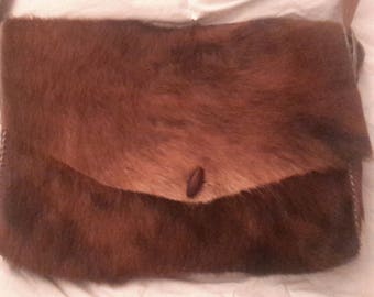 Leather Pouch/messenger bag/purse