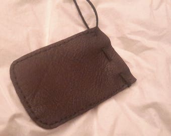 Leather Drawstring Pouch