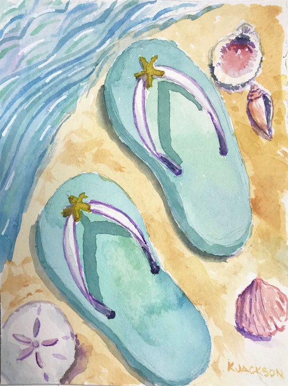 paint flip flops