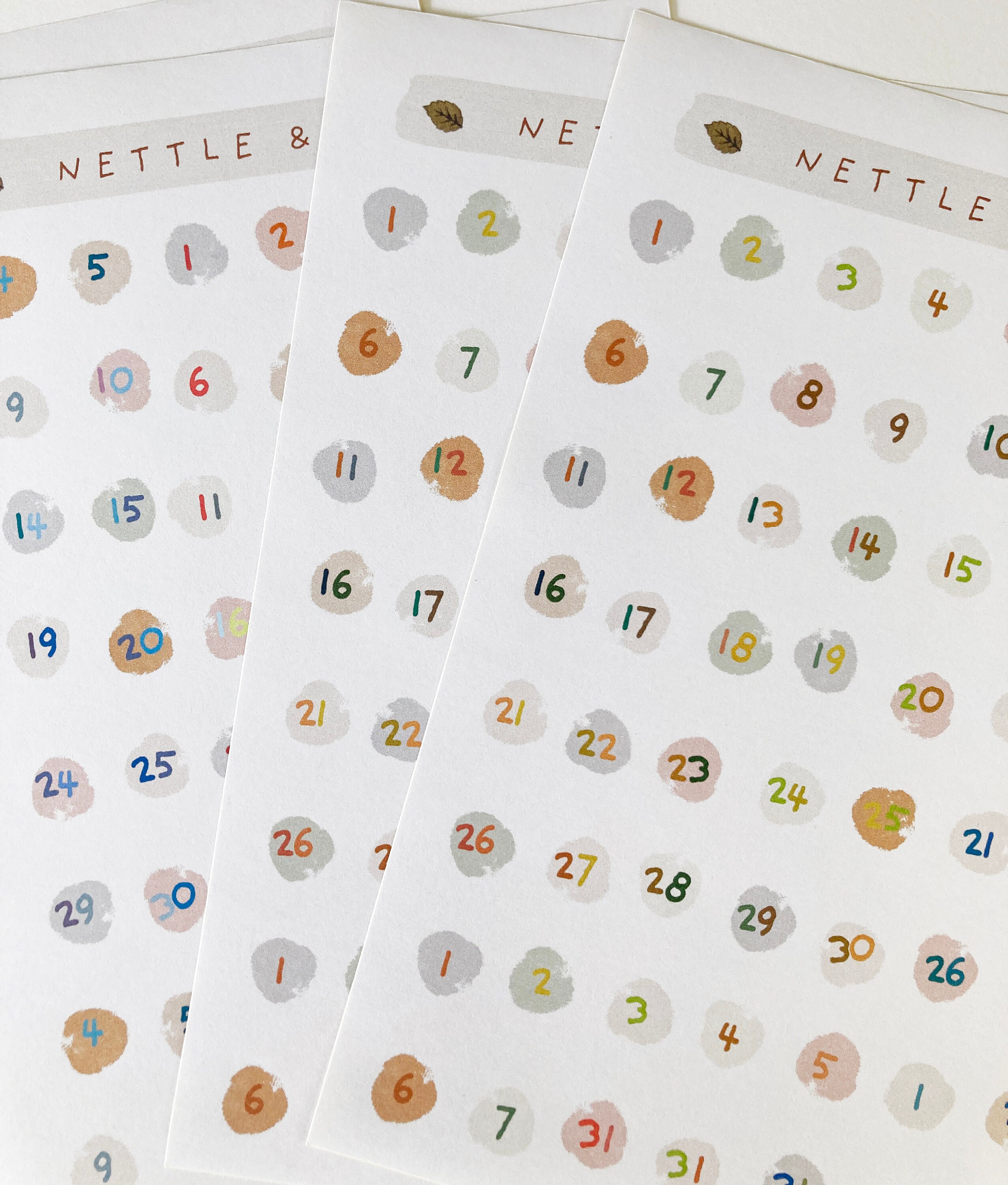 Number Stickers - Cut Your Own Stickers - Cut Out Numbers - Etsy