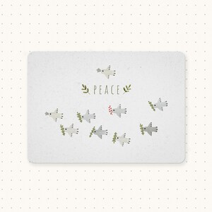 Carte postale colombe - colombe de la paix - carte postale de la paix - illustration colombe