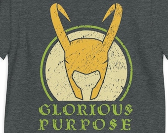 Camiseta Loki Propósito Glorioso // Marvel // Cargado con un Propósito Glorioso // Loki Caimán