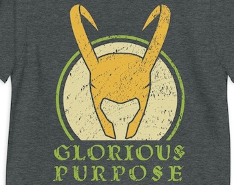 Loki Glorious Purpose Tee // Marvel // Burdened with Glorious Purpose // Alligator Loki