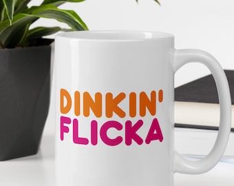 Dinkin Flicka Mug // The Office // Darryl Philbin // Michael Scott // Dunder Mifflin // Dwight Schrute // coffee