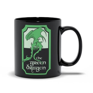 The Green Dragon Mug // Lord Of The Rings // Lotr // Tolkien // Gandalf // Frodo Baggins // Samwise Gamgee image 9