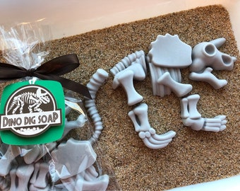 Dino Dig Soap Party Favors - 6, 12 or 20 Packs