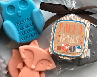 Happy Trails Woodland Soap Party Favors - 6, 12 or 20 Packs