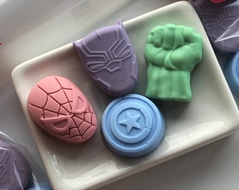 Superhero Soap Party Favors - 6, 12 or 20 Packs