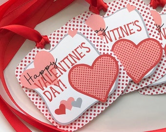 Valentine Gift Tags - 6, 12 or 20 Pack