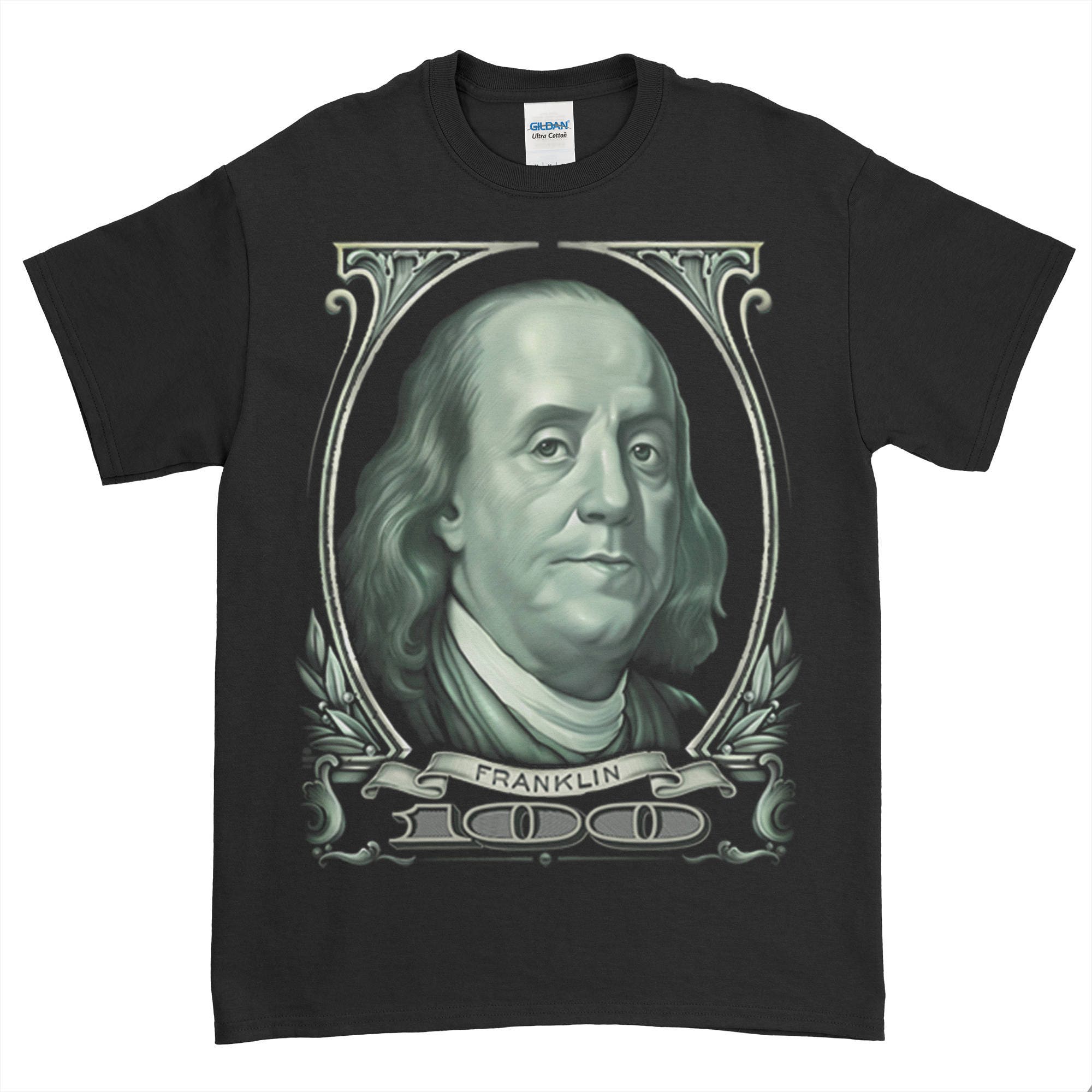 Pères fondateurs-Ben Franklin manches courtes citation t-shirt imprimé DTF haute