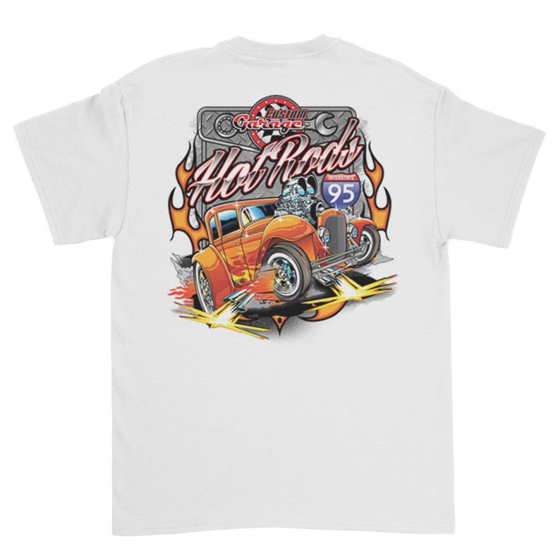 Custom Garage Hot Rod T Shirt | Etsy