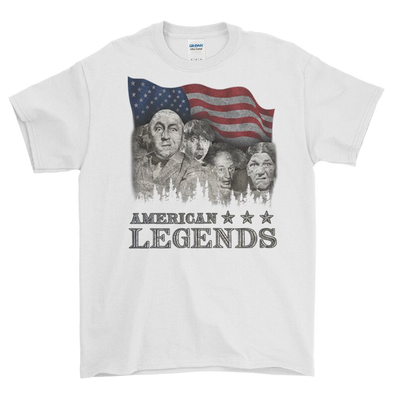 Three Stooges Rushmorons Funny T-Shirt Vintage TV Apparel Nostalgia Graphic Tees Birthday Gift Unique Item