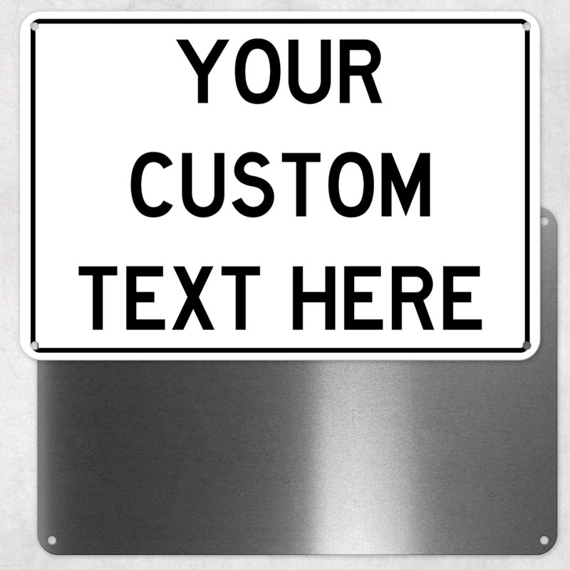 Custom Metal Sign - Etsy