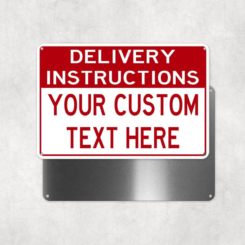 Delivery Note Signage Deliveries and Package Signs - Etsy
