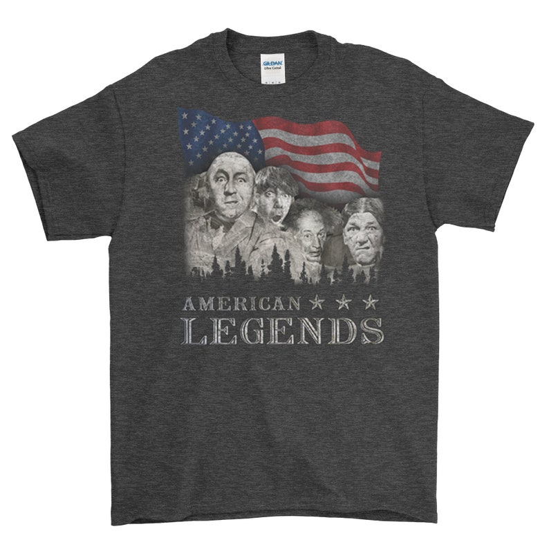 Three Stooges Rushmorons Funny T-Shirt Vintage TV Apparel Nostalgia Graphic Tees Birthday Gift Unique Item
