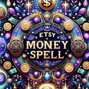 L&#39;argent Etsy est un charme pour attirer la richesse financière et l&#39;abondance, augmentez vos ventes sur Etsy et affichez une prospérité illimitée dans votre boutique !