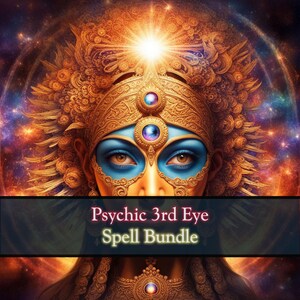 Psychic 3rd Eye Opening Spell, Enhance Intuition, Clarity, Insight, Unlock Psychic Abilities, Open Your 3rd Eye, Awareness, Energy, Psychic