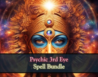 Psychic 3rd Eye Opening Spell, Enhance Intuition, Clarity, Insight, Unlock Psychic Abilities, Open Your 3rd Eye, Awareness, Energy, Psychic