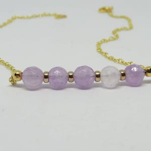 Amethyst Necklace, Amethyst Jewellery, Gemstone Necklace, February Birthstone Jewellery, Gemstone Layering Necklace, Amethyst Jewelry, Gift