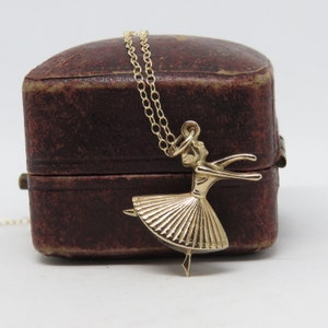 Vintage 9ct Gold Dancer Charm, Vintage Gold Charm, Gold Charm Pendant, Gold Charm Earrings, Dancer Charm, Dance Lover, Vintage Gold Jewelry