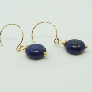 Lapis Lazuli Ohrringe, September Geburtsstein, Lapis Ohrringe, Lapis Lazuli Schmuck, Silber Ohrringe, Gold Ohrringe