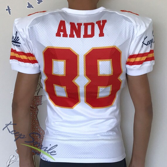 single custom football jersey