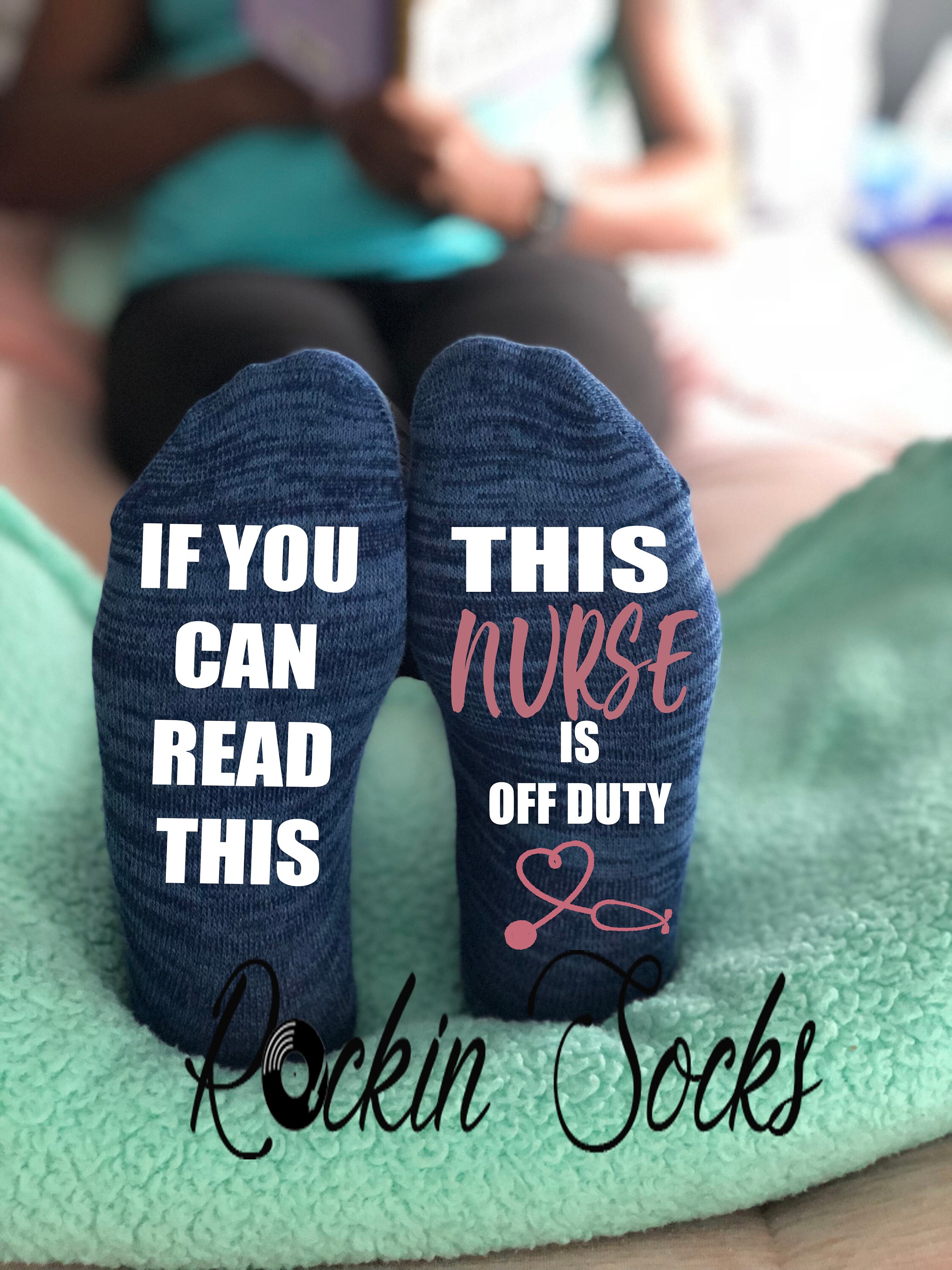 Nurse Gift Nurse Socks This Nurse is off Duty Nurse off Etsy Canada