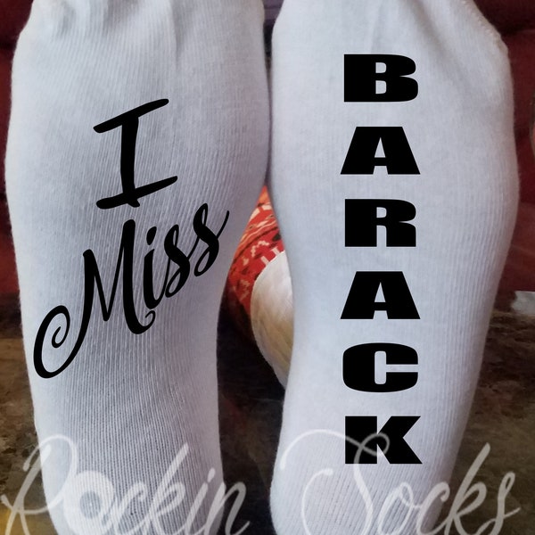 I Fräulein Barack Socken, Barack Liebhaber Geschenk, I Fräulein Barack Barack, Anti Trump Geschenk, Themengeschenk für Erwachsene, Themensocken für Erwachsene, Cyber Monday