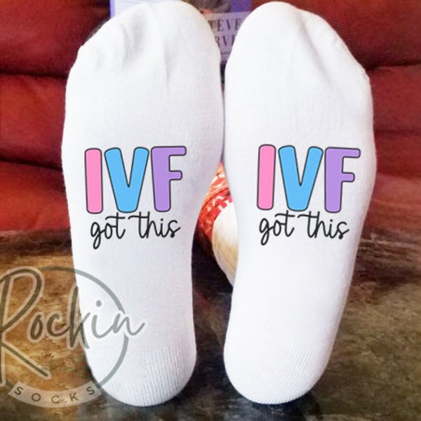 IVF Socks, IVF Got this Socks, Mama in the Making Socks, Transfer Day Socks, IVF Gifts, Fertility Socks, Mommy to Be