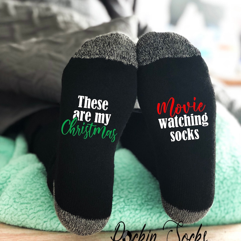 Movie Christmas Socks - Etsy