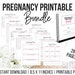 INSTANT DOWNLOAD, Pregnancy Printable Bundle, Pregnancy Planner ...