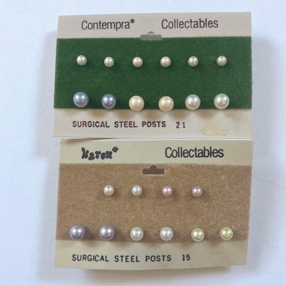 Your choice of vintage multi earring set on card.… - image 3