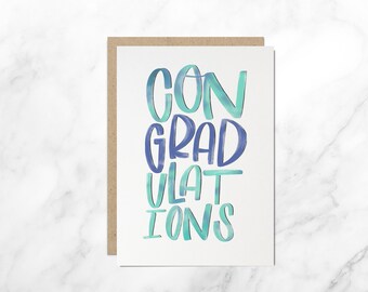 Congradulations Graduation Card Congratulations Card Card for Graduate