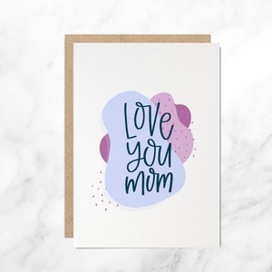 Muttertagskarte, Muttertagskarte, Muttertag, Liebe dich Mama, Danke Mama, Glücklicher Muttertag