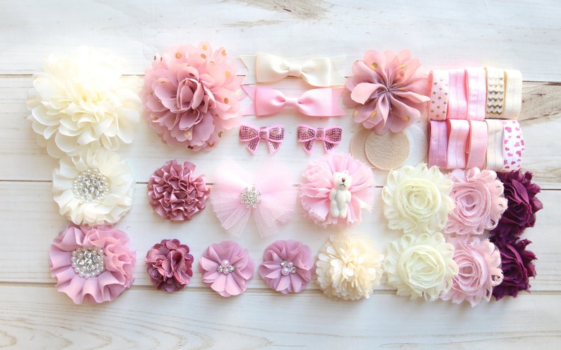 Diy Baby Shower Headband Kit Headband Making Kit Powder Etsy Diy Baby Shower Headband Kit Headband Making Kit Powder Etsy