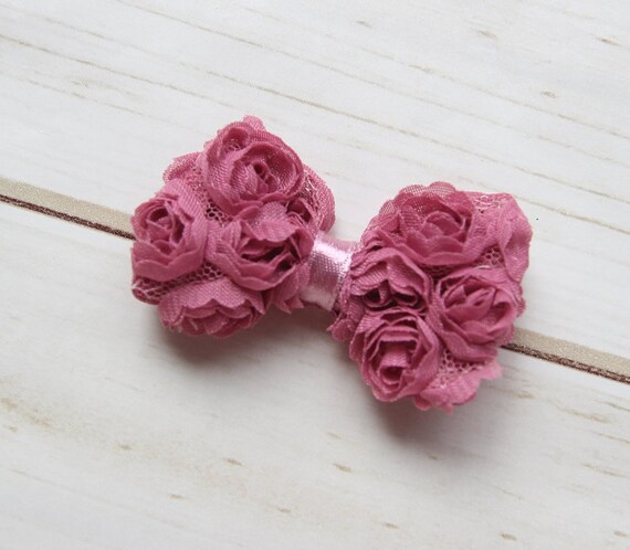 Mauve Dusty Pink Hair Bows Lace 2 5 Baby Mauve Dusty Pink Hair Bows Lace 2